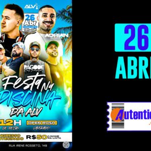 Festa na Piscina da Alv